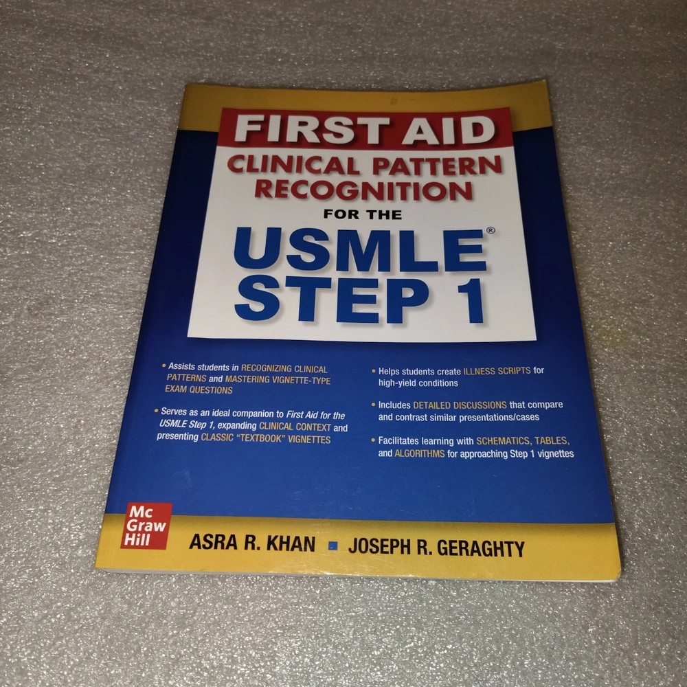 First Aid Clinical Pattern Recognition USMLE Step 1 Khan Geraghty 2022 McGraw