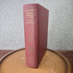 Handbook of Mathematical Functions W/Formulas, Graphs & Mathematical Tables 1964