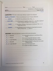 A Beka Book English Literature Teacher Test/Quiz Key Vol. 5, 6 Grade 12