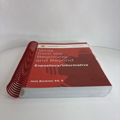 Write from the Beginning & Beyond – Expository- Teacher’s Guide-Spiral Paperback