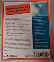 Complete Idiot’s Guide to Statistics by Robert A. Donnelly Jr. Ph.D (2007)