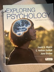 Macmillan Learning Exploring Psychology 13th Ed Loose-Leaf Text Myers-Damaged