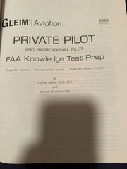 Gleim Private Pilot FAA Knowledge Test Prep 2023 Edition