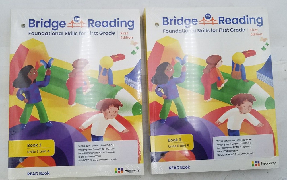 Heggerty Bridge to Reading Foundational Skills Gr 1 Book 2 & 3-5 Copies each