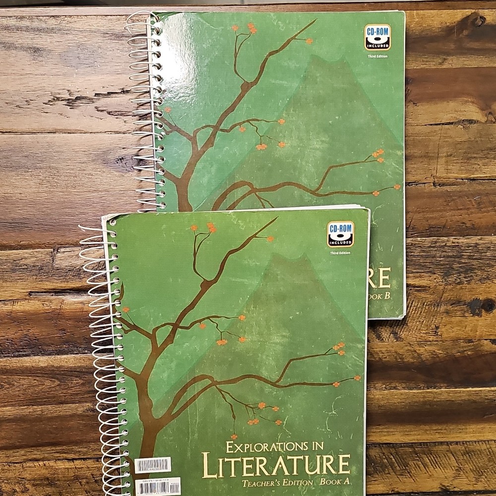 BJU Press Explorations in Literature Teacher’s Edition Book A & B CD-ROM Spiral