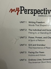 My Perspectives, American Literature, Volume 1, Savvas Learning Company