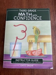 Third Grade Math with Confidence Instructor Guide Kate Snow 2019 Paperback