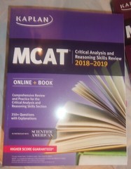 MCAT COMPLETE 7 BOOK SUBJECT REVIEW 2018-2019 BOX SET IN VERY GOOD CONDITION