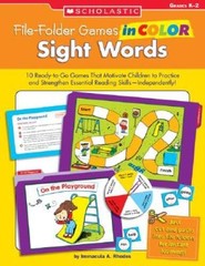 File-Folder Games in Color: Sight Words: 10 Ready-to-Go Games That Motiva – GOOD