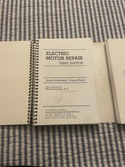 Electric Motor Repair Third Edition Rosenberg Hand 1987 Dual Spiralbound