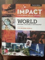 McGraw-Hill IMPACT CA Social Studies Modern World Teacher Ed HC 2019
