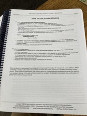 CSA Gluten-Free Product Listing