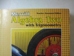 MERRILL ALGEBRA II WITH TRIGONOMETRY TEACHER’S EDITION HOMESCHOOL 1990