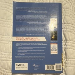 Authentic Intellectual Work New Edition Newmann Corwin Paperback Textbook