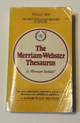 Merriam-Webster Thesaurus Paperback Book 1978 1st Pocket Books Printing