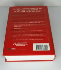 MERCK MANUAL of Medical Information Home Edition HC w/ Dust Jacket 1997