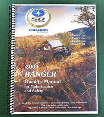 2004 Polaris Ranger 4×4 Owner’s Manual: 118 Pages & Protective Covers!