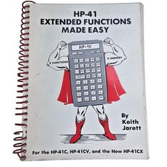 HP-41 Extended Functions Made Easy Keith Jarett Spiral 1983 HP-41C Book Vintage