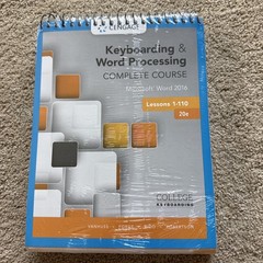 Keyboarding and Word Processing Complete Course Lessons 1-110