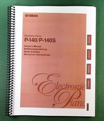 Yamaha P-140 P-140S Instruction Manual: 68 Pages & Protective Covers!