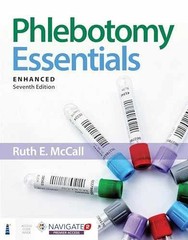 Phlebotomy Essentials, Enhanced – Paperback, by McCall Ruth E. – Acceptable k