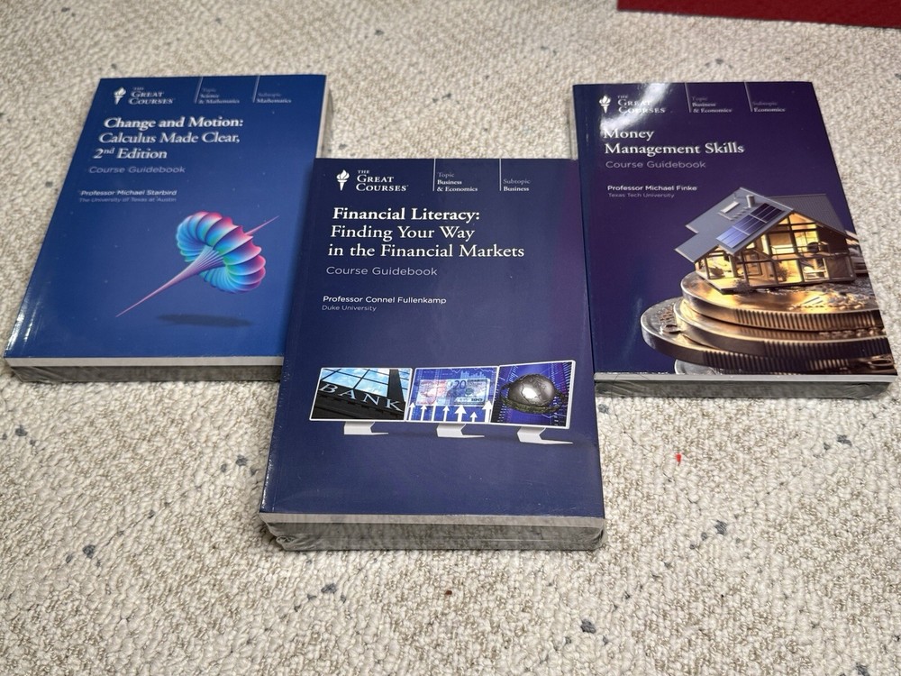 The Great Courses Finance And Calculus Bundle: Includes 7 Books And DVDs