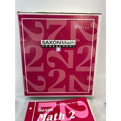 Saxon Math 2 Homeschool Kit Teacher Student Books Flashcards Incomplete