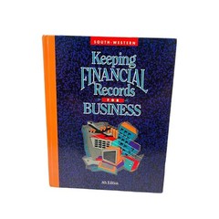 Keeping Financial Records 8th Ed. Comprehensive Guide South-Western Hardcover
