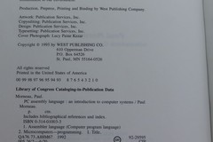 PC Assembly Language : An Introduction to Computer Systems by Paul Morneau HC