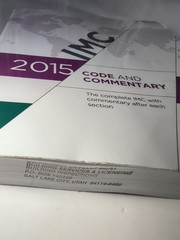 2015 International Mechanical Code Commentary