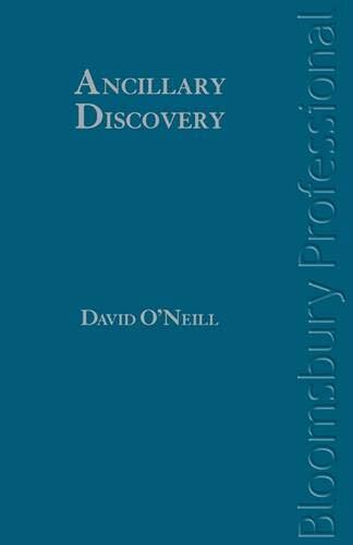 Ancillary Discovery – David O’Neill – HARDBACK – VERY GOOD
