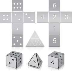 3 Pcs Welding Kit 1.5 Inch Welding Coupons Aluminum Plate for DIY Dice Practi…