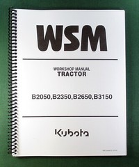 Kubota M128X Workshop Manual: Full Color 568 Pages & Protective Covers!