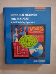 Research Methods for Business : A Skill Building Approach by Uma Sekaran (2002,