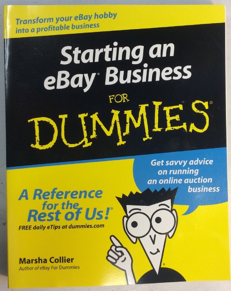 Starting An Ebay Business For Dummies 2002 Softback Marsha Collier PreownedBook