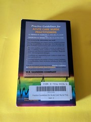 Practice Guidelines for Acute Care Nurse Practitioners by Thomas W. Barkley Jr.
