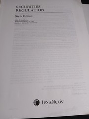 Lexis-Nexis Law School Securities Regulation Sixth Edition HC Marc L Steinberg