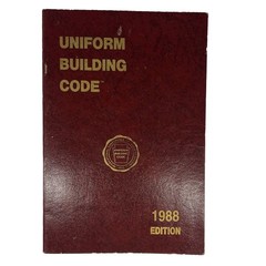 Vintage Uniform Building Code 1988 & Handbook Int. Conference of Building