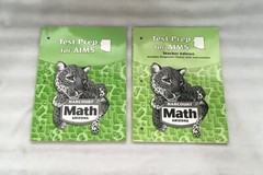 HARCOURT MATH TEST PREP FOR AIMS (ARIZONA) WORKBOOK & TEACHER’S EDITION / GR 5