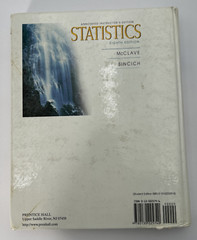 Statistics (8th Edition) by James T. McClave; Terry Sincich Hardback USED