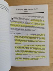 GREAT COURSES: UNDERSTANDING GREEK AND ROMAN TECHNOLOGY TRANSCRIPT BOOK oop Htf