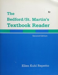The Bedford/St. Martin’s Textbook Reader by Repetto, Ellen Kuhl, Good Book
