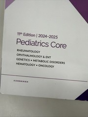 2024-2025 MedStudy Pediatrics Core 5 -11th Edition HIGHLIGHTED MARKER