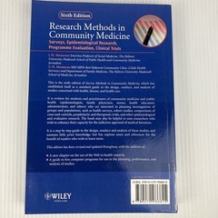 Research Methods in Community Medicine : Surveys Epidemiological Research 6th ed