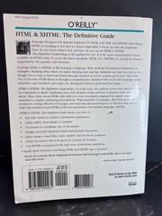 HTML: The Definitive Guide (Nutshell Handbooks) – Paperback – VERY GOOD
