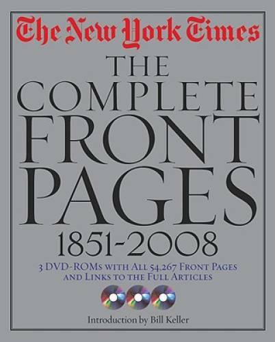 New York Times: The Complete Front Pages: 1851-2008 – Hardcover – GOOD