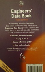 Engineers’ Data Book by Clifford Matthews (2004 Paperback)