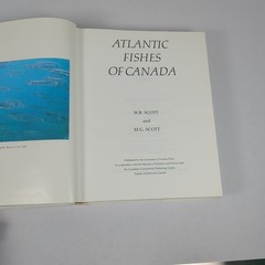 ATLANTIC FISHES OF CANADA By M G Scott & W B Scott – Hardcover VGC