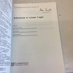 London Mathematical Society Lecture Note Series 222 Advances in Linear Logic