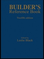 Builder’s Reference Book by Leslie Black (English) Hardcover Book
